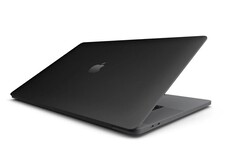 Ein wirklich pechschwarzes MacBook, möglicherweise bald direkt von Apple (Bild: Coloware)