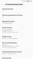 Samsung Galaxy J5 (2016): Softwareinformationen