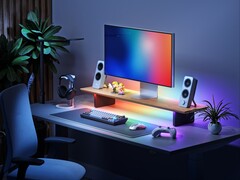 Der Nanoleaf Smart LED Monitorständer bietet RGB mit zwei Beleuchtungsmodi