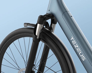 Verbaut ist eine Federgabel (Bildquelle: Tezeus)