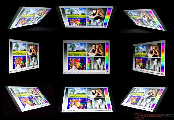 Corsair Voyager a1600 beim Blickwinkeltest