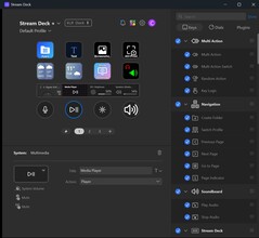 Stream Deck App: Funktionen auf die Tasten ziehen