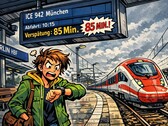 Die Website bahn.bet ist ein satirisches Wettportal für Zugverspätungen der Deutschen Bahn. (Dekoratives Bild)