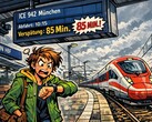 Die Website bahn.bet ist ein satirisches Wettportal für Zugverspätungen der Deutschen Bahn. (Dekoratives Bild)