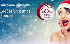 Aldi life Musik: Neukunden erhalten im Dezember 60 Tage gratis