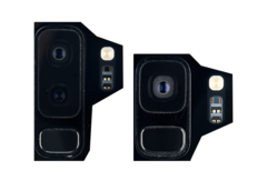 Die rückwärtigen Kameramodule von Galaxy S9 und S9+ in der Detailansicht.