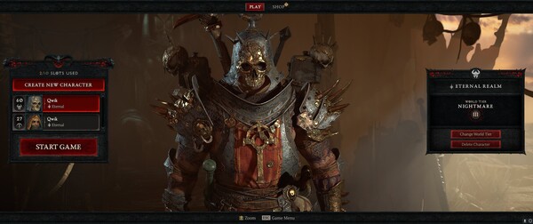 Blizzard-Präsident Mike Ybarra und sein Qwik der Barbar