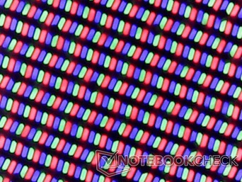 Erwartungsgemäß klare RGB-Subpixel des reflektiven Panels