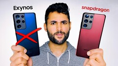 Einer von zwei YouTubern beschäftigte sich mit den vielfältigen Unterschieden zwischen Snapdragon 888- und Exynos 2100-Version des Samsung Galaxy S21 Ultra (Bild: MrWhosetheboss)