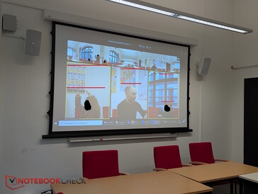 Viel Head Room in den Einzelbildern