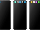 Oppo: Punch-Hole-Kamera wird in eine App-Leiste integriert.
