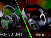 Razer Kraken Ultimate und Kraken X USB Gaming-Headsets.