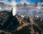 Stadt und Gebäude im Spiel "Frozenheim"