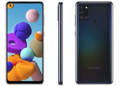 Das Galaxy A21s von vorne und hinten (Bild: Samsung)