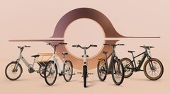 Die Heybike Galaxy umfasst fünf E-Bikes. (Bildquelle: Heybike)