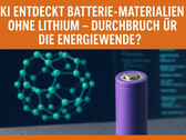 KI entdeckt Batterie-Materialien ohne Lithium – Durchbruch für die Energiewende? (Bildquelle: DallE3)