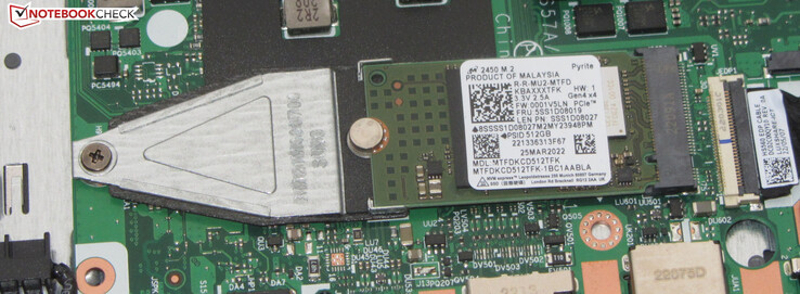 Eine SSD dient als Systemlaufwerk.