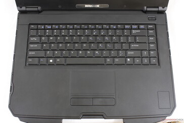 Das standardmäßige Tastatur-Layout ohne dedizierte Hilfstasten