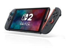 Nintendo Switch 2 Gaming-Handheld mit roten und blauen Joy-Con-Controllern. (Bildquelle: Nintendo)