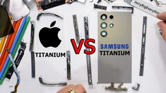 Der Teardown-Experte von JerryRigEverything vergleicht die Titan-Flaggschiffe Samsung Galaxy S24 Ultra und Apple iPhone 15 Pro Max.