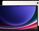 Ergänzt die vielen Renderbilder zur Galaxy Tab S9-Serie mit grau/schwarzem Gehäuse: Das Galaxy Tab S9 Ultra in der beigen Farboption. (Bild via SnoopyTech)