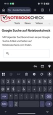 Test Oppo Find X9s Pro Tastatur 
