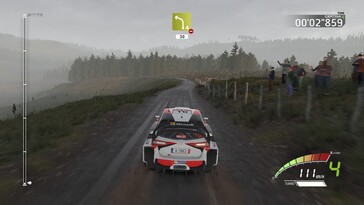 Im Bild: Ein Gameplay-Screenshot aus WRC 7 FIA World Rally Championship.