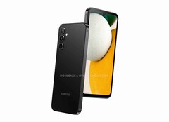 Das Samsung Galaxy A15 5G erhält ein moderneres Design mit flachem Rahmen. (Bild: @OnLeaks / TheTechOutlook)