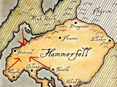 Karte von Hammerfell in The Elder Scrolls