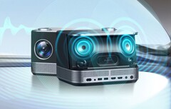 Aurzen verbaut ein 34 Watt Soundsystem mit vier Treibern in seinen neuesten Projektor. (Bild: Aurzen)