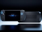 Der Ayaneo Next 2 Gaming-Handheld setzt auf ein modernes Design mit runden Trackpads.