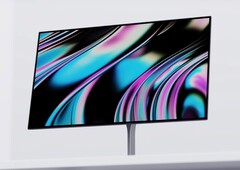 Der Dough Spectrum OLED bietet als einer von wenigen PC-Monitoren eine glänzende Oberfläche. (Bild: Dough)