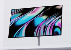 Der Dough Spectrum OLED bietet als einer von wenigen PC-Monitoren eine glänzende Oberfläche. (Bild: Dough)