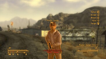 Im Bild: Ein Gameplay-Screenshot aus Fallout: New Vegas.