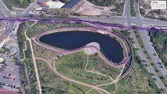 GNSS-Testfahrt: Seeumrundung