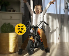 Die elektrischen Motorräder für Kinder von Hyper GoGo gibt es aktuell zu deutlich reduzierten Preisen. (Bild: Hyper GoGo)