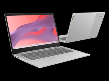 Das IdeaPad Slim 3 Chromebook in Cloud Grey (Bild: Lenovo)
