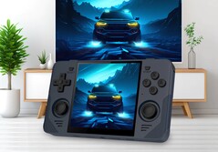 Der Powkiddy RGB30 Gaming-Handheld setzt auf ein quadratisches Display, perfekt für Retro-Handheld-Spiele. (Bild: Powkiddy)