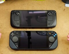 Valve hat ein Steam Deck mit runden Trackpads, kleineren Sticks und glänzendem Gehäuse getestet. (Bildquelle: Bringus Studios)