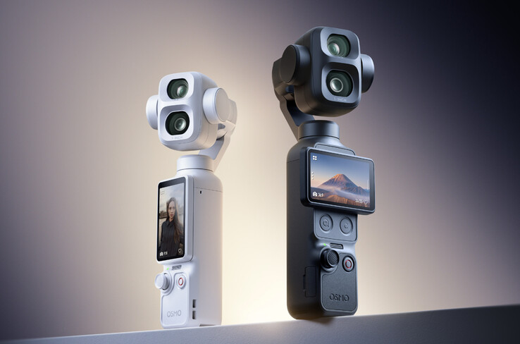 Die Osmo Pocket 4P in zwei Farbversionen