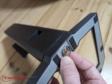 Mit integrierter Drehschraube sichern