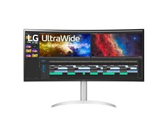 Der neueste ultrabreite Monitor von LG kann per USB-C angeschlossene Laptops mit bis zu 90 Watt aufladen. (Bild: LG)