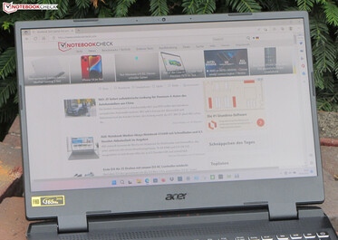 Das Nitro 5 im Freien.