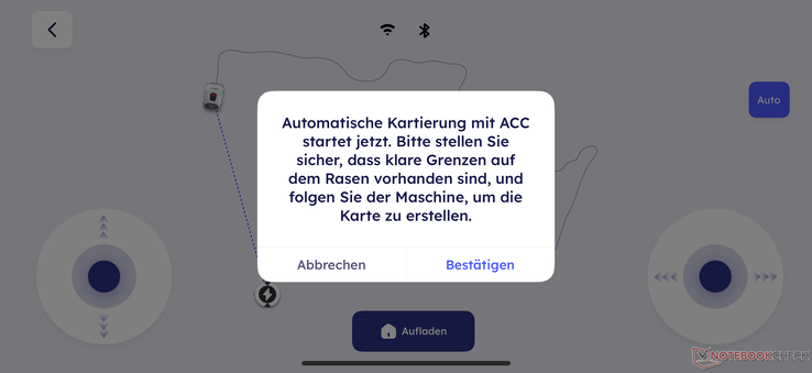 KI-Kartierung des Anthbot Genie hat im Test gut funktioniert