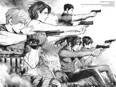 Offizielles Artwork aus Resident Evil: Death Island Vol. 1.