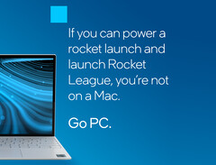 Intel behauptet, Rocket League könnte auf einem Mac nicht gespielt werden – das stimmt so nur nicht ganz. (Bild: Intel)