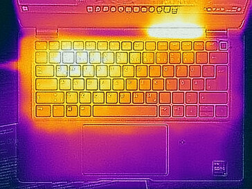 Wärmeentwicklung Oberseite (Last)