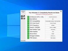 Im Idealfall sieht das Resultat des WhyNotWin11-Prüf-Tools so aus: Hier kann Windows 11 problemlos installiert werden.