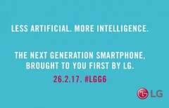 Weniger künstlich, mehr Intelligenz. LG teasert einmal mehr sein zukünftiges G6-Smartphone.