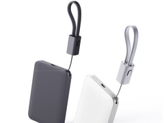 Neue, kompakte Powerbank kommt mit integriertem Kabel (Bildquelle: Xiaomi)